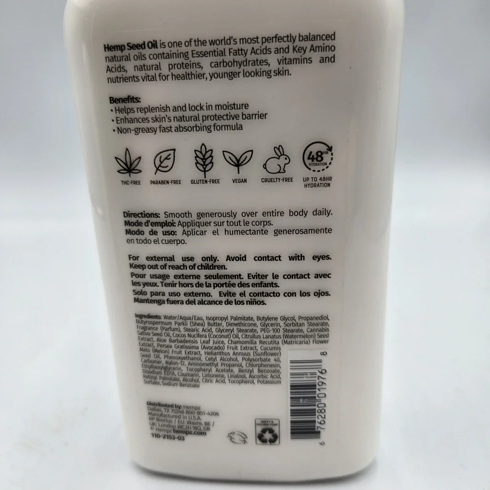 Hempz new sealed